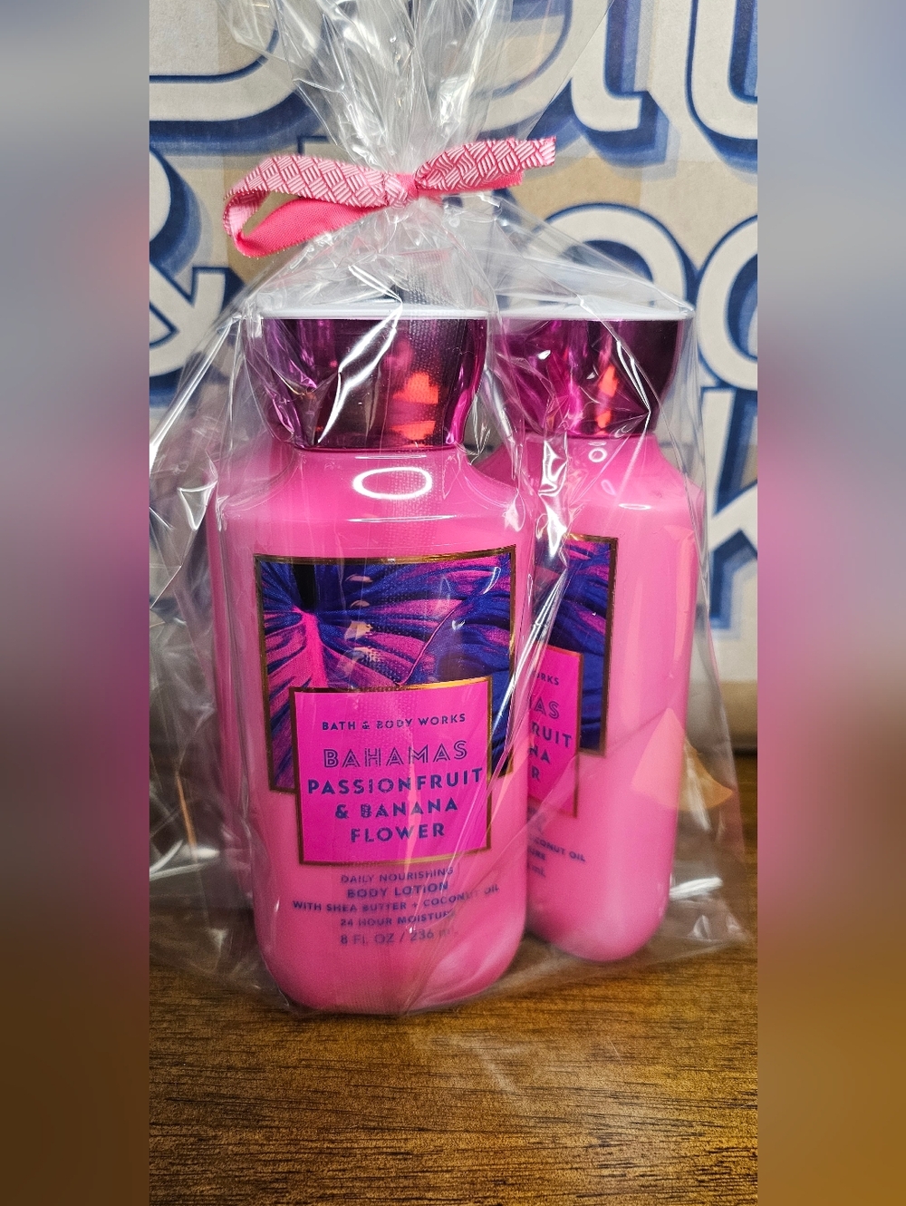 Bath & Body Works Bahamas Passionfruit & Banana Flower Lotion Trio